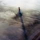 Illustration for article titled A Foggy Morning Adds Surrealism to the Wonder of Spaceflight